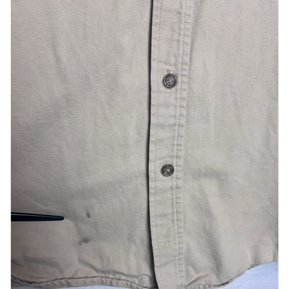 Red Head Men's Long Sleeve Button Up Shirt Size XL Beige - Picture 7 of 11
